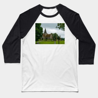 Alfriston Church, East Sussex Baseball T-Shirt